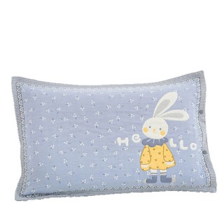 Gạc Trẻ Em Gối 35X55cm Hoạt Hình Thỏ Bé Mẫu Giáo Vỏ Gối Cotton Nguyên Chất Lớp Một Gối Lót Lót Vỏ OS3T