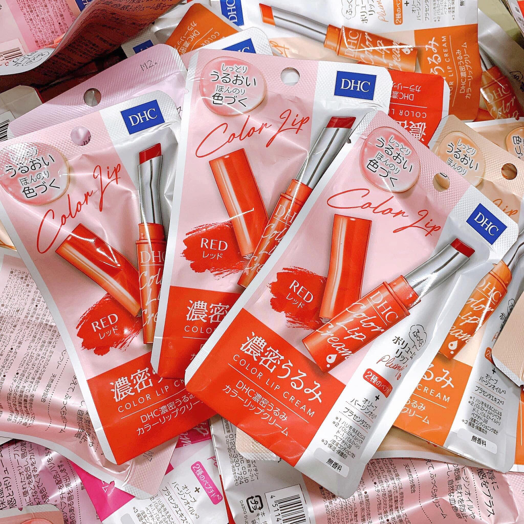 Son dưỡng môi DHC Lip Cream Nhật Bản son dưỡng chống khô môi làm hông môi giúp đôi môi mềm mại