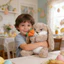 PS1 Dễ Thương Mềm Mại Thỏ Phục Sinh Sang Trọng Cầm Cà Rốt Hoa Bó Hoa Sang Trọng Búp Bê Gối SP1