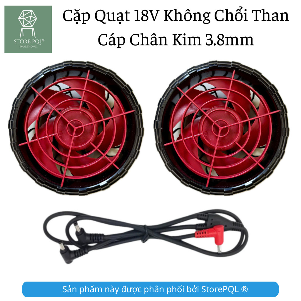 Quạt Áo Điều Hòa 18v không chổi than siêu mạnh với khung nhựa ABS siêu chắc chắn 5V 12V mùa hè nóng bức