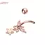 HFSHY Bướm Zircon Thép Rốn - Trang Sức Cơ Thể Dùng Xuyên Bụng