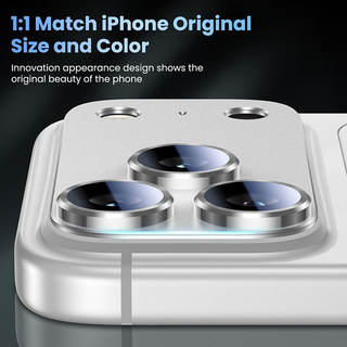 Hợp Kim Nhôm Bảo Vệ Ống Kính Máy Ảnh Cho Apple IPhone 17 Pro Max Bảo Vệ Thả AR Kính Cường Lực Kim Loại Vỏ Camera Màn Hình