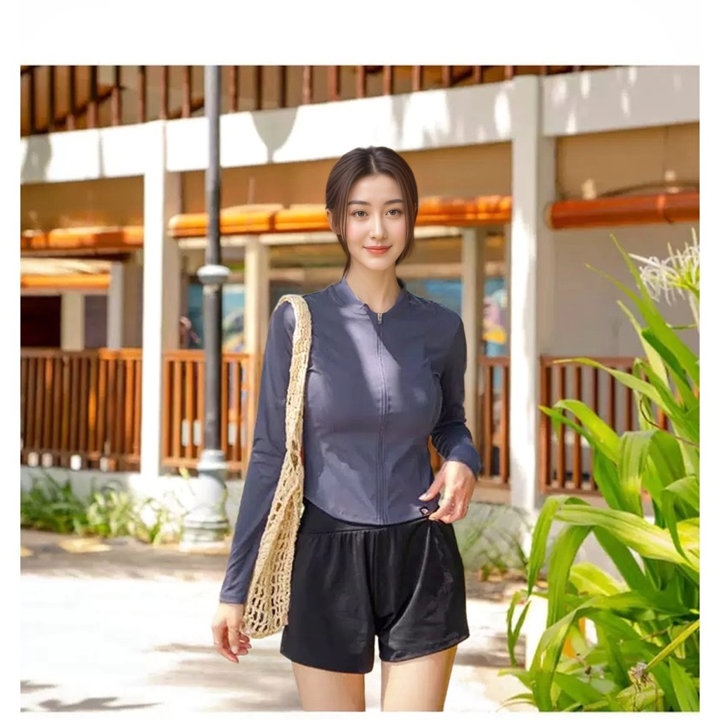 Kem Chống Nắng Nhanh Khô Bộ Đồ Lặn Nam Chia Quần Dài Tay Lặn Mẹ Phù Hợp Với Cặp Đôi Đồ Bơi