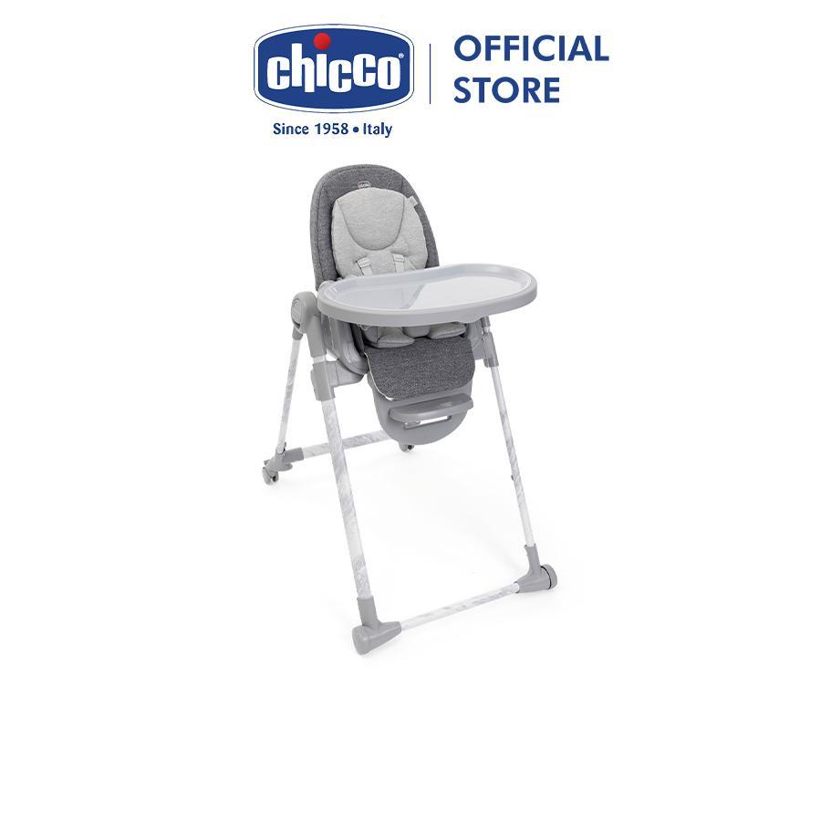 Ghế ăn đa năng 3 trong 1 Chicco Polly Armonia - Màu ghi đá