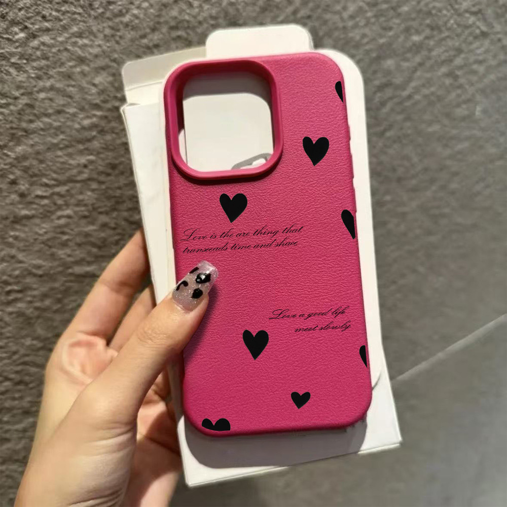 Câu nói yêu thương phù hợp với 16 vỏ điện thoại iPhone 17 Air, hoa văn lựu,14/13/11 Pro