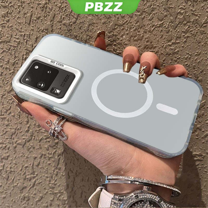 FOR ốp lưng Dành CHO Vỏ samsung s20 ultra samsung s20 plus samsung s20 Fe samsung s20 Vỏ điện thoại cứng TPU Vỏ chống sốc thiết kế mới thẩm mỹ Thu hút từ không dây CYBSWX01