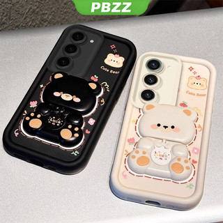 Ốp Lưng Cho SAMSUNG S20 ultra samsung s20 plus s20 Fe samsung s20 Vỏ Điện Thoại Vỏ Mềm Silicon Chống Sốc Thiết Kế Mới Thẩm Mỹ Gương Xoay Gấu Dễ Thương Có Giá Đỡ JTXXZJ01