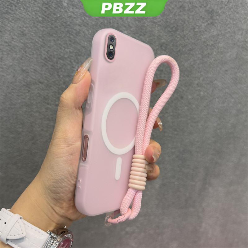 Ốp 2 Trong 1 Cho iPhone x s iPhone xr iPhone xs max Vỏ Điện Thoại Chống Sốc Thiết Kế Mới Thẩm Mỹ Vỏ Thạch Màu Kép Có Dây Buộc Từ Tính Không Dây GDBSWX01