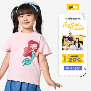 SALE⚡ Áo thun bé gái YODY in hình nàng tiên cá dễ thương GKTS25S276