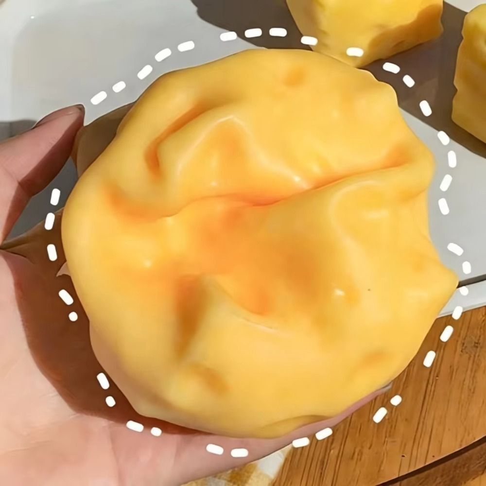 Đồ chơi bóp phô mai ASEGAID, Pinch phô mai phục hồi chậm siêu mềm, Di động kích thước cực lớn Trang trí thoải mái Đồ chơi Fidget phục hồi chậm