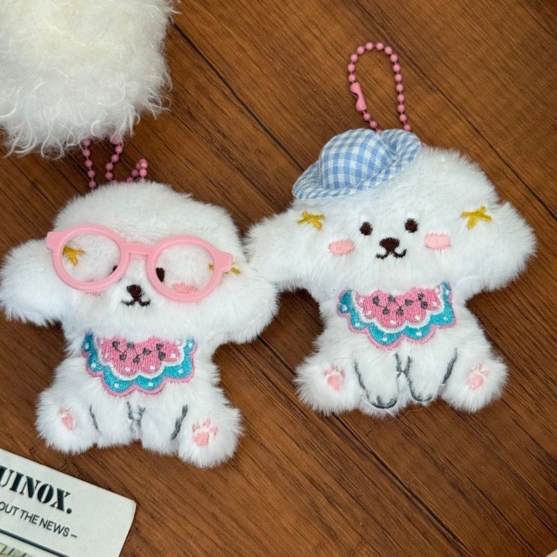 Mặt dây chuyền hình nón kính dễ thương cho chó con