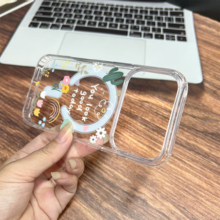Ốp điện thoại chống sốc 17pro họa tiết xương rồng cầu vồng có thể so sánh cho iPhone 17promax 16pro 16plus 15promax 14pro Vỏ 14plus 15plus 16plus