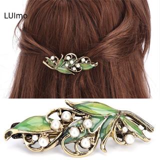 LUImo Thời Trang Gril Vintage Trang Sức Kim Loại Nhánh Kẹp Tóc Cho Nữ Cưới Kẹp Tóc SBS