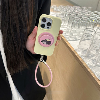 Ốp bảo vệ chân đế họa tiết cho iPhone 11 12pro 13promax 15pro 15promax 14promax 14promax 14 pro 16 pro max 16 plus 17 pro 17 promax chain silicon bảo vệ