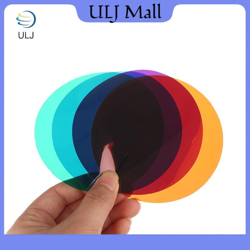 ULJ 5 / 10 Cái 10CM Phim Hiệu Chỉnh Màu Đèn Tấm Lọc Trong Suốt Tự Dính Gel Ánh Sáng Cho Đèn Pha Phòng Ngủ Phòng Khách.