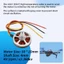 Động cơ không chổi than mô-men xoắn cao 5010 360Kv cho máy bay đa năng QuadCopter