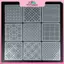 MYPANDA Thủ công mỹ nghệ Sashiko Thêu Stencils DIY Quilting Bản mẫu Bộ dụng cụ may vá có thể tái sử dụng cho đồ thủ công chắp vá vải.