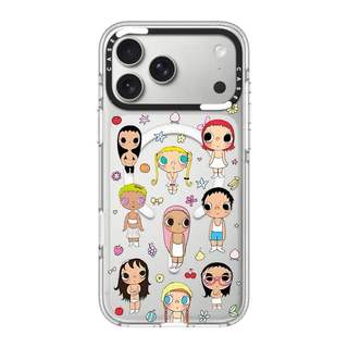 CASECASE X Phiên bản tốt nhất của Vỏ điện thoại Oneself HỒNG CAMERA RING EDITION Tác động Vỏ hút từ tính trong suốt cho IPhone 17 / 16 / 15 / 14 / 13 Pro Max Air với bao bì cao cấp