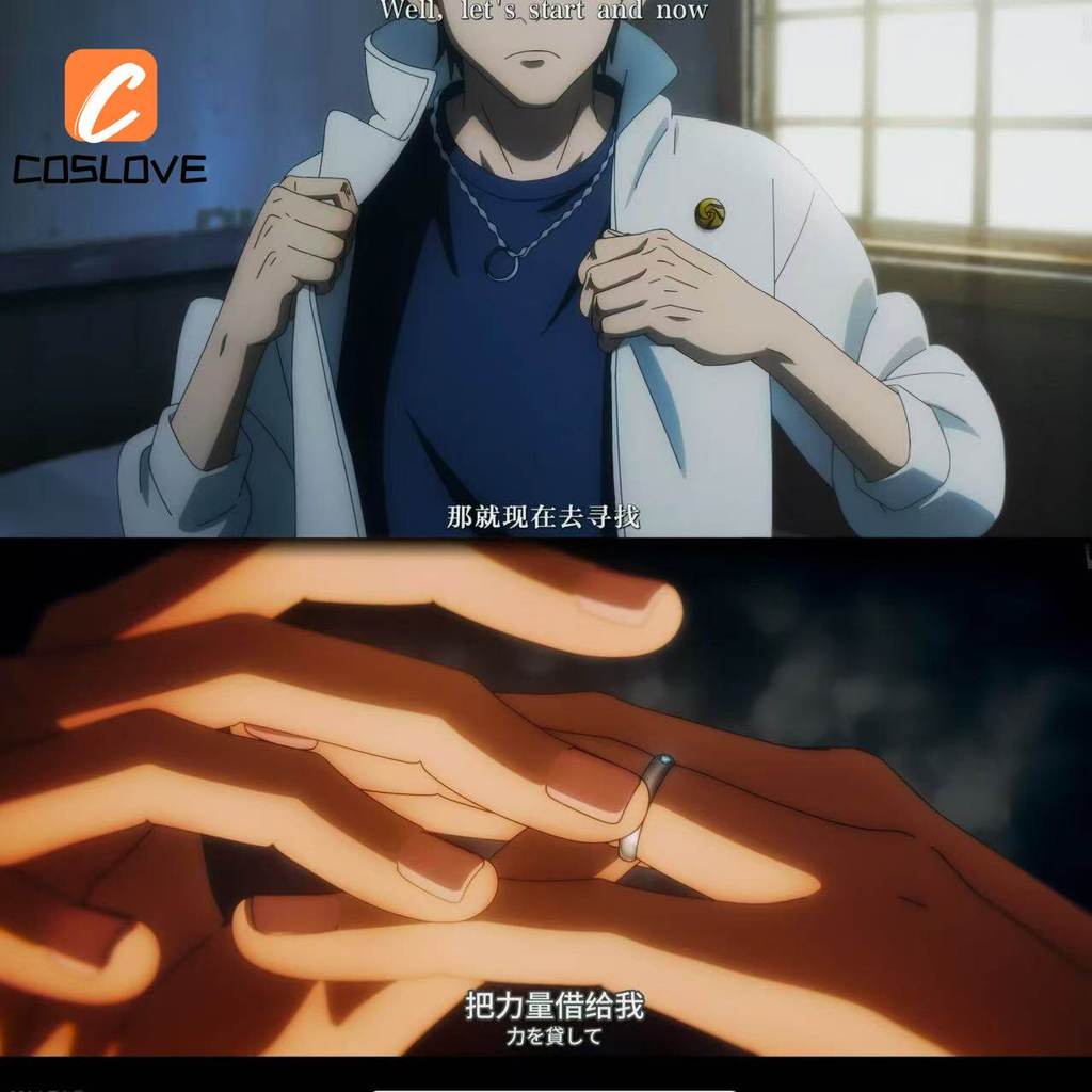 Quạt cosplay nhân vật Okkotsu Yuta - Jujutsu Kaisen, đồ trang trí và đạo cụ nhỏ, phù hợp làm quà tặng sinh nhật