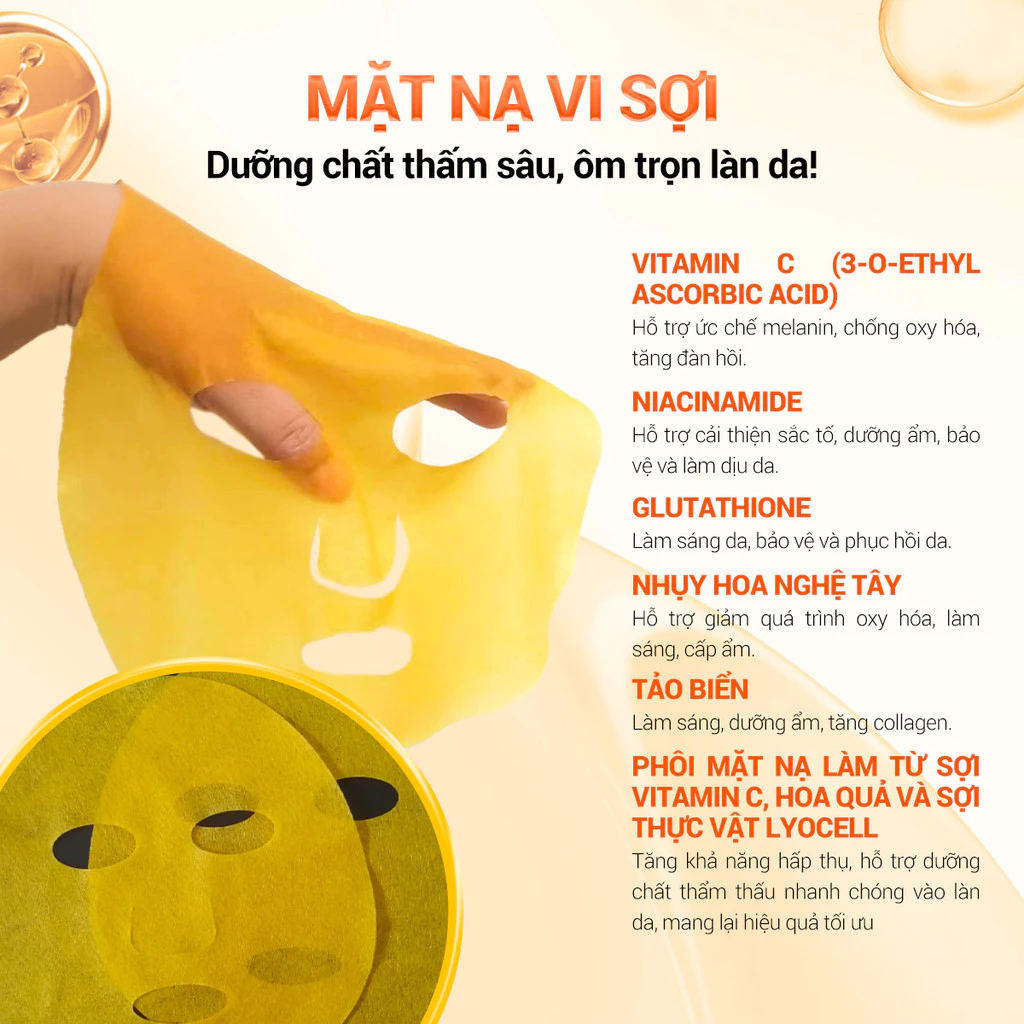 [KOL x KEYSHU] Combo 20 Miếng Mặt Nạ KEYSHU Mix (Rau Má, Hành Tím,Vitamin C, Nâng Cơ, Hoa Cúc) 30ml