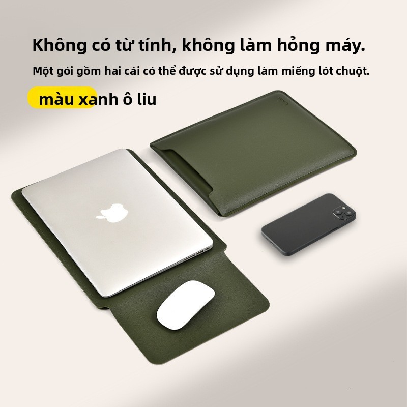 2026 Túi lót máy tính xách tay không từ tính phong cách mới Thích hợp cho Apple Huawei Lenovo Shin-Chan Túi bảo vệ có thể được sử dụng làm miếng lót chuột @ -