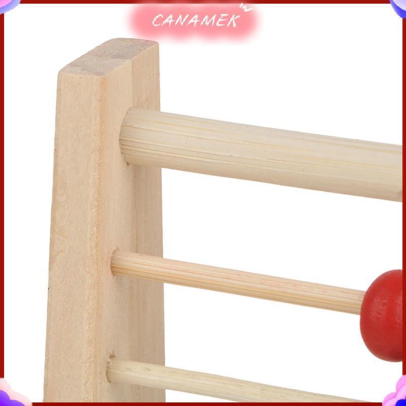 CANAMEK Toán học Bàn tính bằng gỗ Đồ chơi giáo dục cho trẻ em 3-6 tuổi Huấn luyện phối hợp tay mắt CSF