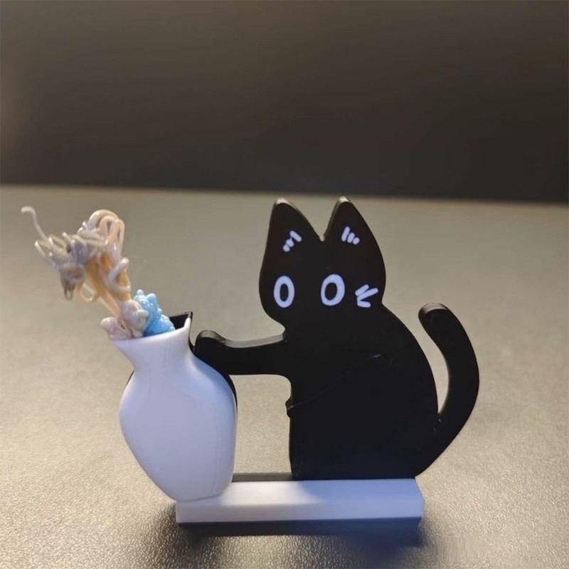 SHI An toàn độc hại Acrylic Cat Whiskers Magnet DIY Craft Kit cho trẻ em vui nhộn