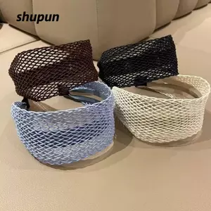 Kẹp Tóc SHUPUN & Băng Đô Phối Rỗng Dệt Viền Rộng, Thiết Kế Ngọt Ngào Cho Bé Gái Và Phụ Nữ