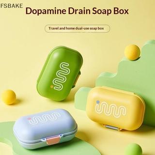 Hộp đựng xà phòng du lịch kín FSBAKE chống rò rỉ, dùng cho xà phòng và dầu gội, phù hợp cắm trại