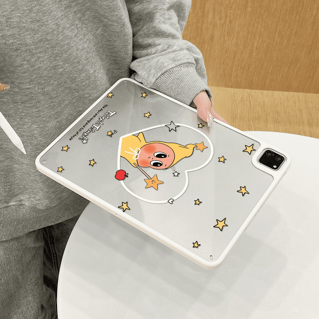 Ốp Lưng Acrylic Cứng Đáng Yêu Twinkle Dành Cho Mini6 Mini7 A17Pro IPad 5 6 7 8 9 10 11 12 A19 A16 Air 2 3 4 5 6 Air 11 M2 M3 M4 2026 Pro10.5 Pro11 M4 M5 Pro13 2024 2025
