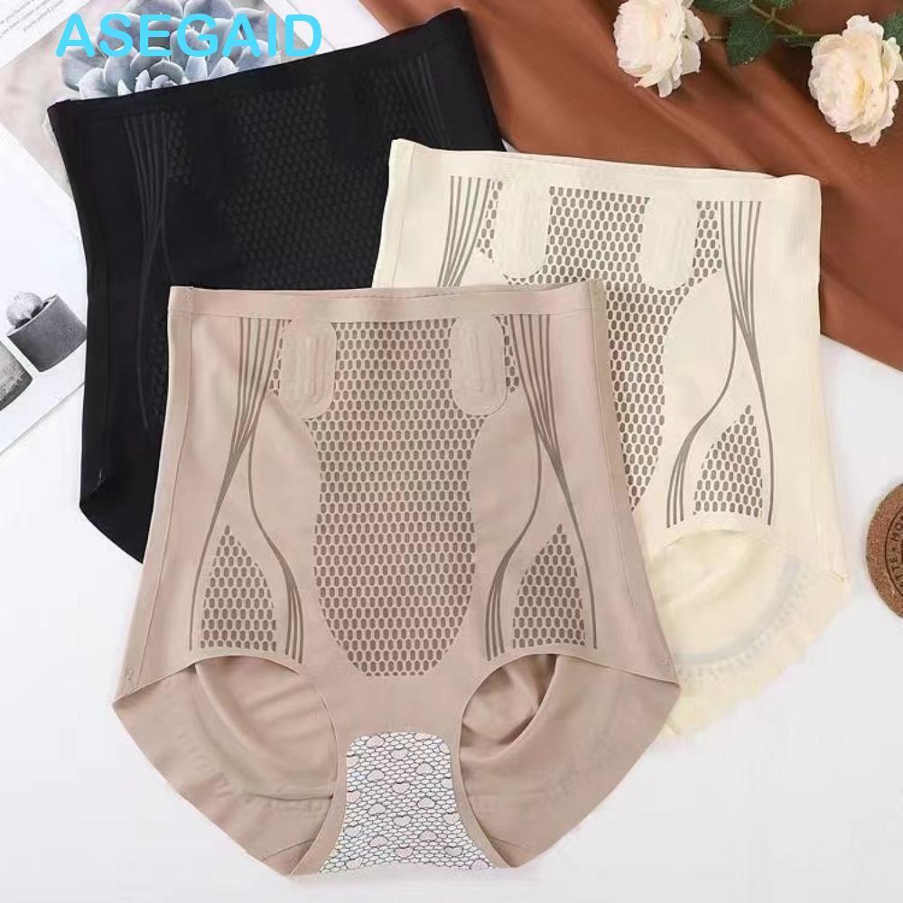 SWISSWIN Máy định hình cơ thể sau sinh, quần lót nâng mông cotton cạp cao, quần định hình eo, huấn luyện viên giảm béo sau sinh