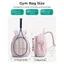 Balo Tennis LACYES, Túi Vợt Tennis Dung Tích Lớn Chống Thấm Nước, Đồ Dùng Cầu Lông Đa Năng Màu Trơn 20L Túi Vợt Pickleball Sử Dụng Phòng Tập Gym