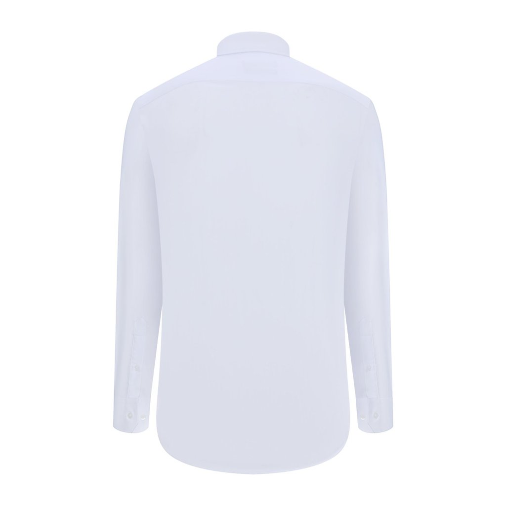 Áo sơ mi tay dài vạt tròn VIETTIEN vải Spun form REGULAR VT00000638