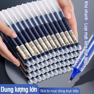 Bút gel  mực màu xanh, ngòi 0.5mm viết mượt đều - Set 30 bút bi gel, đồ dùng học tập cho học sinh đi học
