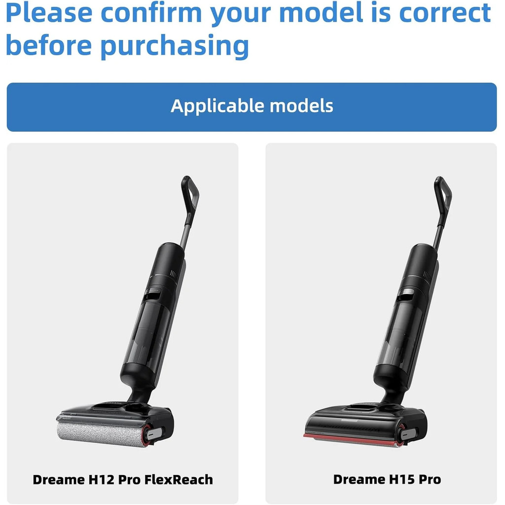 Dành cho phụ kiện lọc cọ FlexReach Dreame H15 Pro / H12 Pro FlexReach / H13, ❌KHÔNG dành cho (Dreame H15 Pro Heat)
