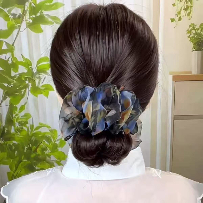 Tulip Ball Grab Clip Tính khí Thời trang Đám mây gạc thanh lịch