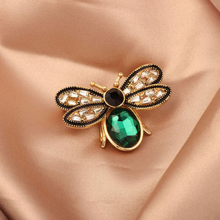 Hộp quà PE | Little Bee Crystal Trâm Cài Cao Cấp Phù Hợp Với Corsage Chống chói Khăn Lụa Khóa