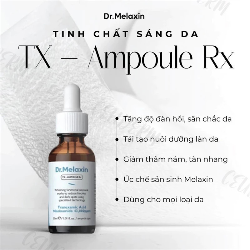 Combo Dr. Melaxin TX – Phục Hồi Da, Dưỡng Sáng & Chăm Sóc Toàn Diện