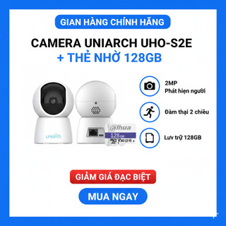 Camera WiFi UNIARCH UHO-S2 Full HD – Góc Nhìn 360°, Phù Hợp Gia Đình, Cửa Hàng