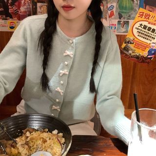 Cardigan nữ phong cách Hàn Quốc ngọt ngào, áo len dành cho mùa xuân thu mới