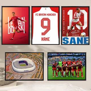 Tranh canvas trang trí bóng đá Bayern Munich