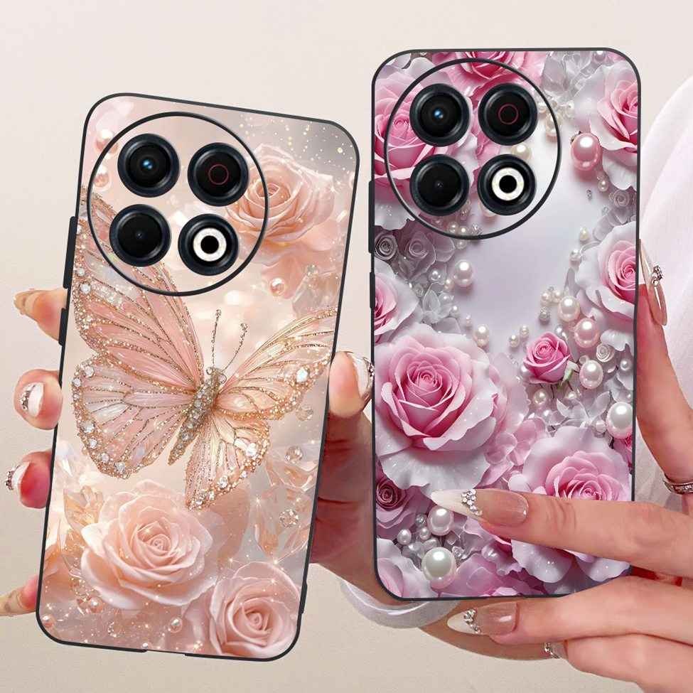 Ốp lưng Tecno KL7 Tecno Spark 30 Pro 4G Cover Mèo dễ thương Thời trang Vỏ sơn ngộ nghĩnh Tecno Spark 30 Pro 4G