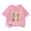 Hợp Nhận Hàng Gì Mới, Dễ Thương, Bé Gái, Hoạt Hình In, Cotton Nguyên Chất, Thương, Mùa Hè Áo