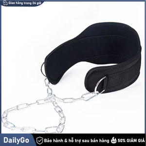 Đai tạ Dip Belt gym, xích sắt tập toàn thân - Đai Đeo Tạ / Đai Tạ，Có Xích Móc Tạ，Squat，Thể Thao，Chịu Trọng Lượng