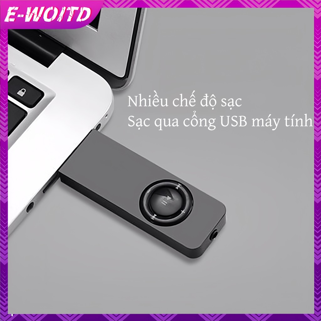 E-WOITD Plug-In Card Mp3 Player có tai nghe Lecteur Music Hi-Fi Chạy thể thao Âm thanh di động Phương tiện truyền thông Phụ kiện học sinh HNVN