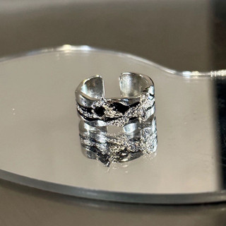Thời trang nam: Nhẫn Starburst vàng mạ đồng tối giản