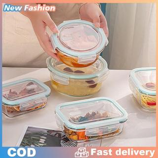 hộp Thủy Tinh Thức Ăn Trong Tủ Lạnh Hộp cơm có nắp đậy ngăn chia hộp bảo quản thực phẩm