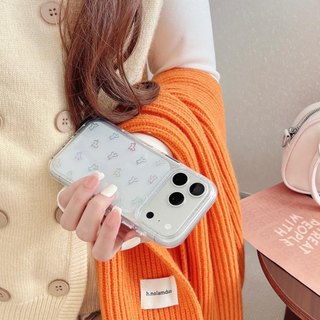 Ốp lưng cứng trong suốt Tương thích với iPhone 13 14 14Pro 14ProMax 15 15Pro 15ProMax 16 16Pro 16ProMax 17 17Pro 17ProMax Ốp họa tiết ngựa dòng đầy màu sắc