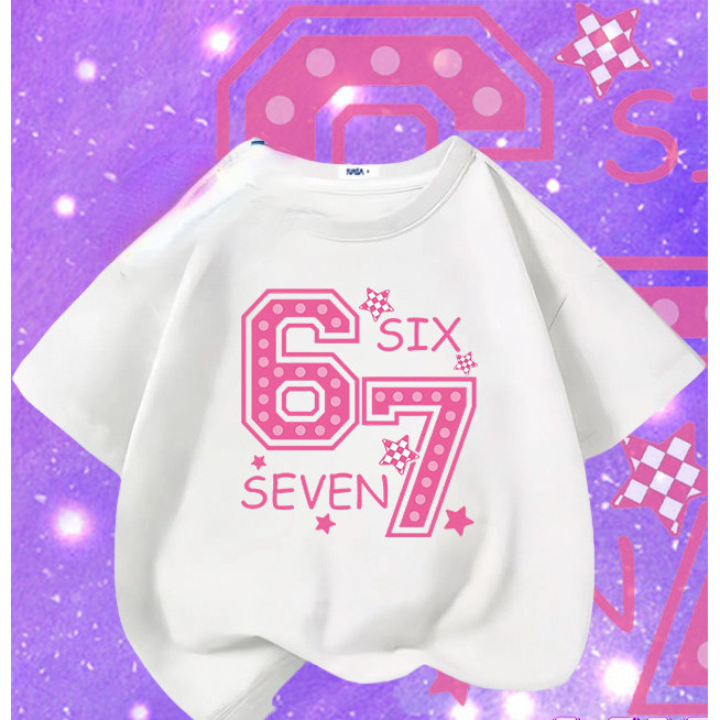 Nhân vật hoạt hình trẻ em Áo thun ngắn tay Unisex dáng rộng phù hợp cho bé 4-16 tuổi Tee thường ngày