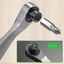 Bộ mũi tuốc nơ vít MONOSTYLE, Bộ cờ lê Ratchet xoay nhanh Mini, Dụng cụ cầm tay 72 răng thực tế hai chiều cho các không gian bị giới hạn